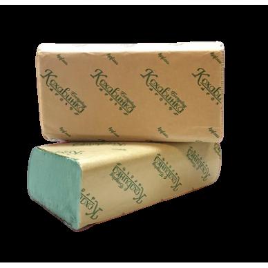 Рушники паперові ZZ складання ™“Кохавинка” 220х230 мм зелені.